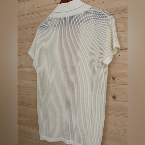 SOLD NWOT BANANA REPUBLIC Women’s Cardigan Sweater | Color: Cream | Size: XS/S - Picture 6 of 8